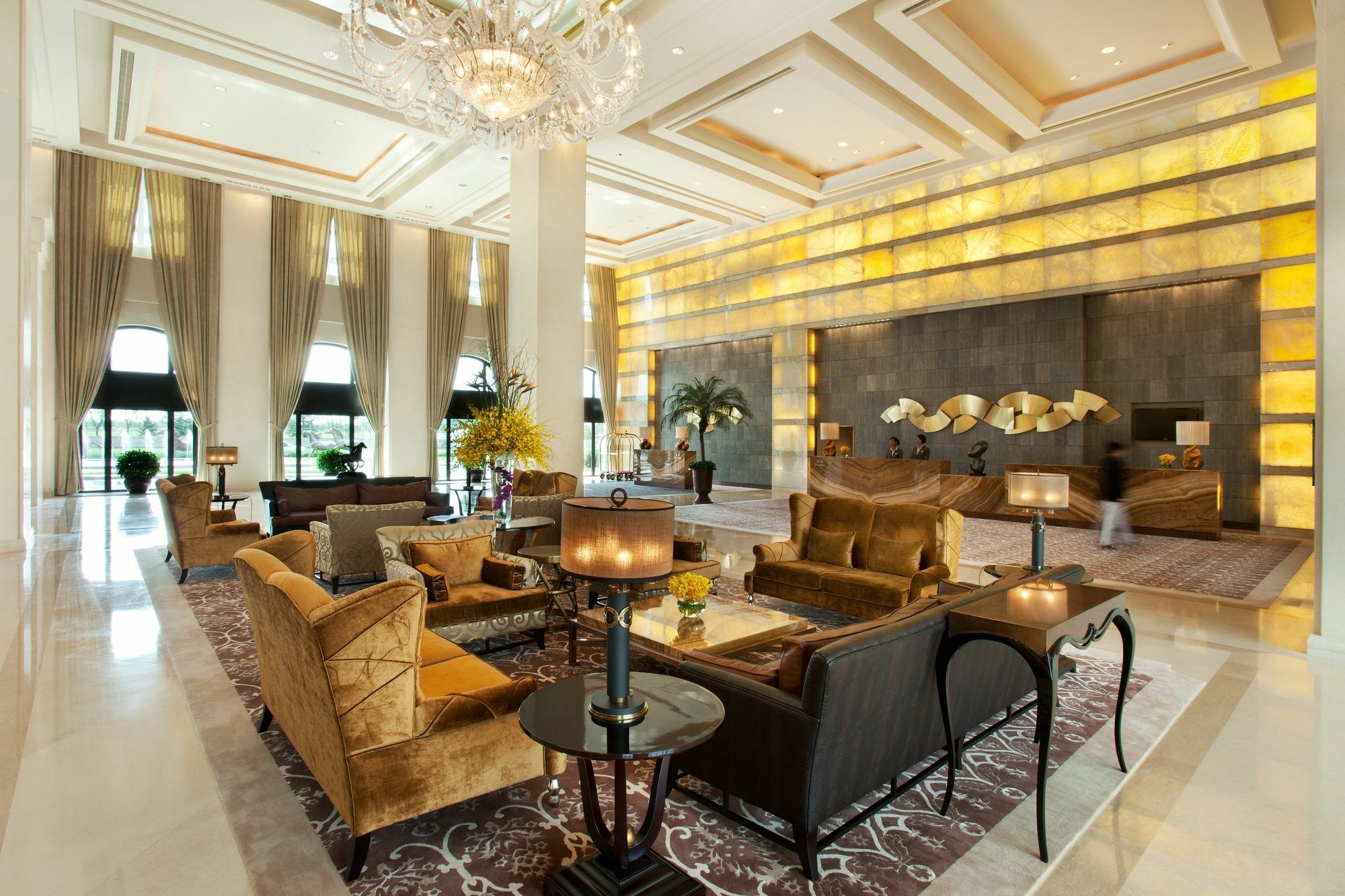 Tianjin Goldin Metropolitan Polo Club Hotel Xiqing Interiør bilde